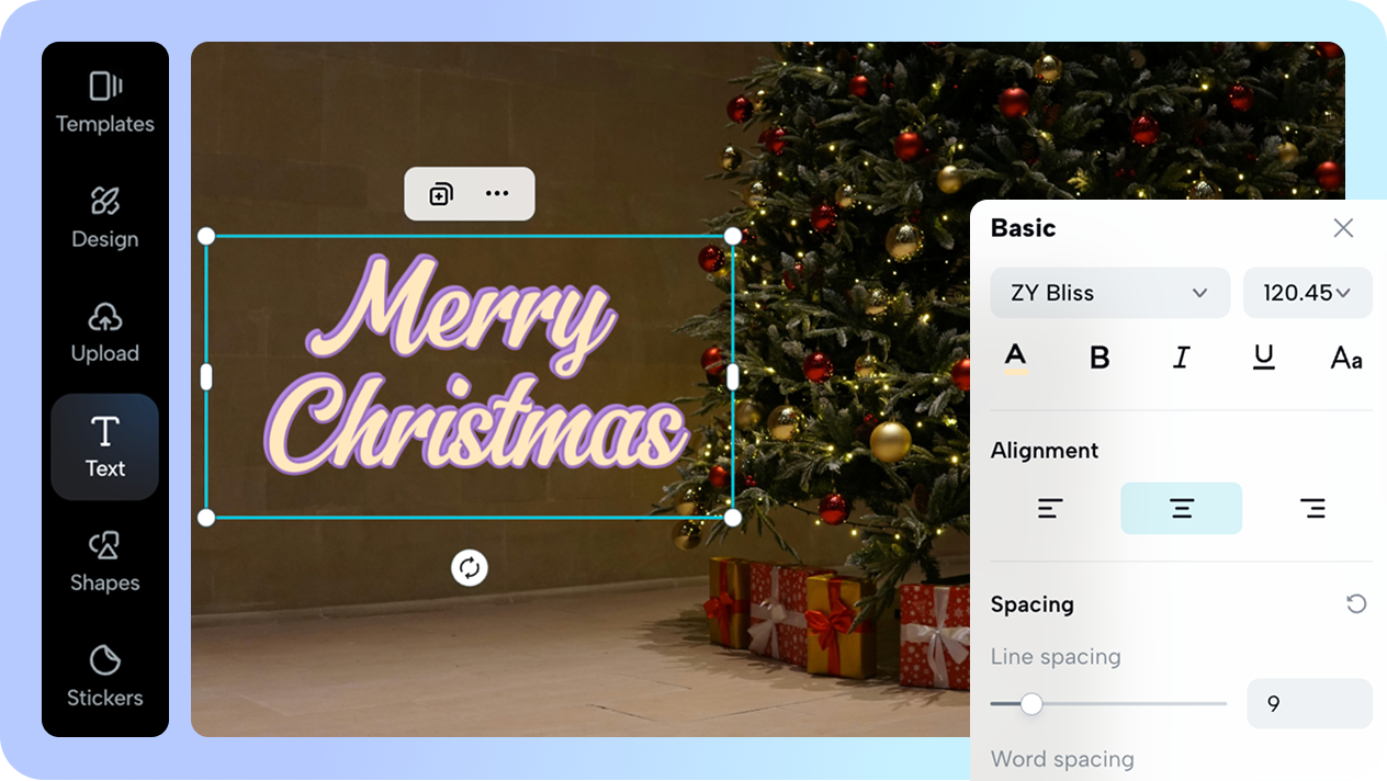 Send heartfelt holiday wishes with custom texts